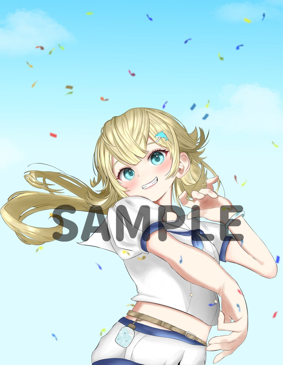アイコンやヘッダー、配信用サムネなど描きます 可愛い or かっこいい女の子を描きます！！！ イメージ5