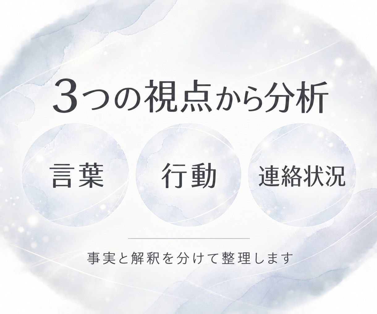 彼の言動から本気度と関係性を分析します カードを使わず恋愛心理学×行動分析で関係を整理 イメージ4