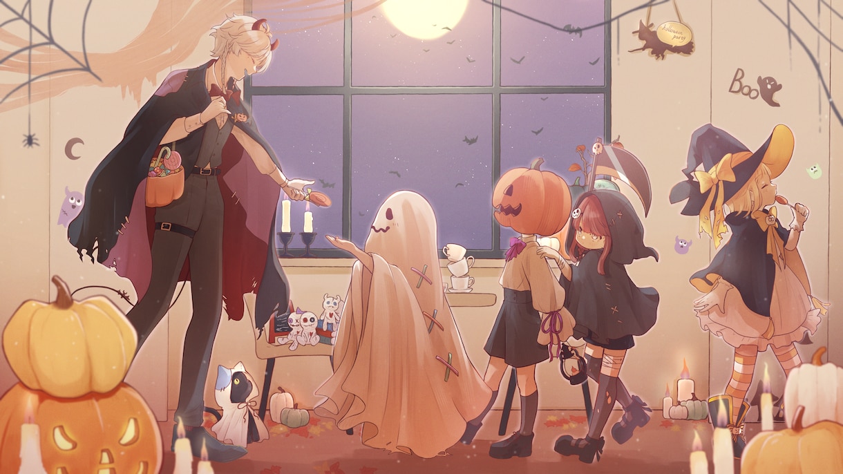 温かみのあるイラスト描きます 1枚絵やアイコン、グッズ用、MV用等、幅広く描きます！ イメージ2