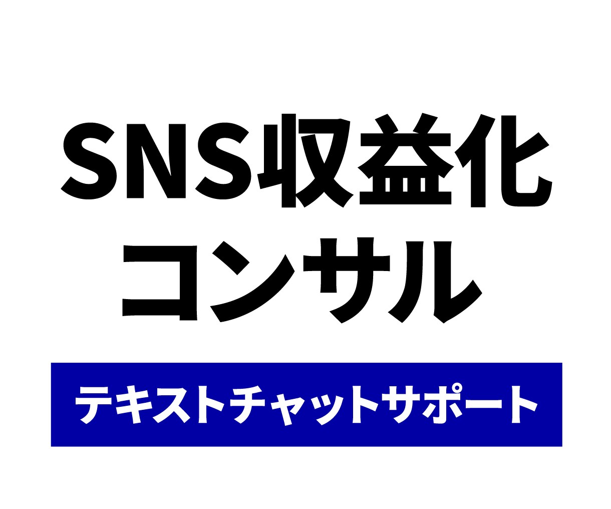あなたの収益化をマンツーマンで徹底サポートします 【アカウント設計ご購入者様限定】テキストチャットサポート イメージ1