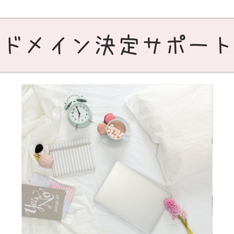 ドメイン決定をサポートします あなたのニーズにぴったりのドメインを一緒に考えます。 イメージ1