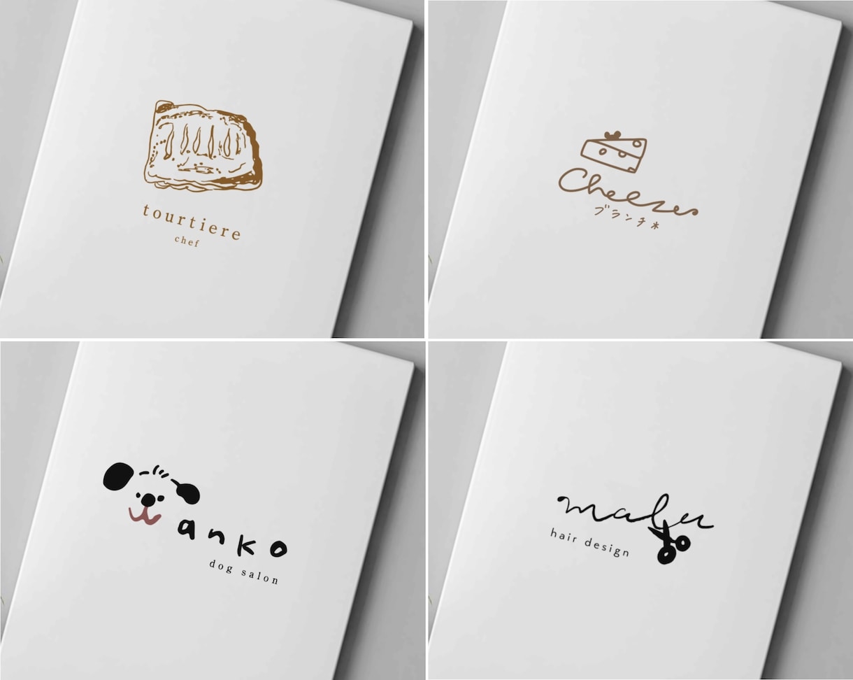 シンプルで優しい雰囲気のおしゃれロゴ制作いたします シンプル/かわいい/ゆるキャラ/お洒落/手書き/イラスト イメージ6