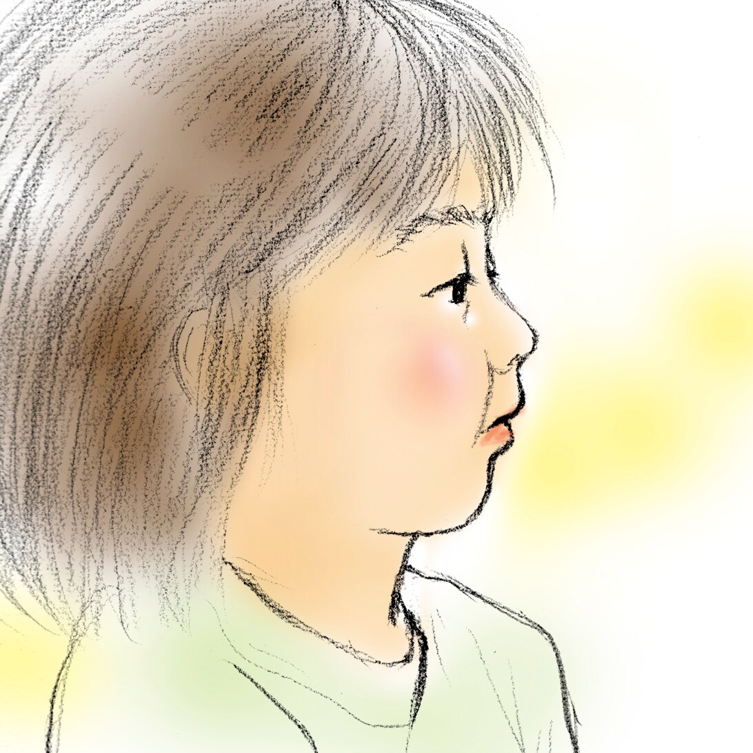 絵画タッチで横顔の似顔絵を描きます ひと味違ったアイコンをお探しの方へ イメージ3