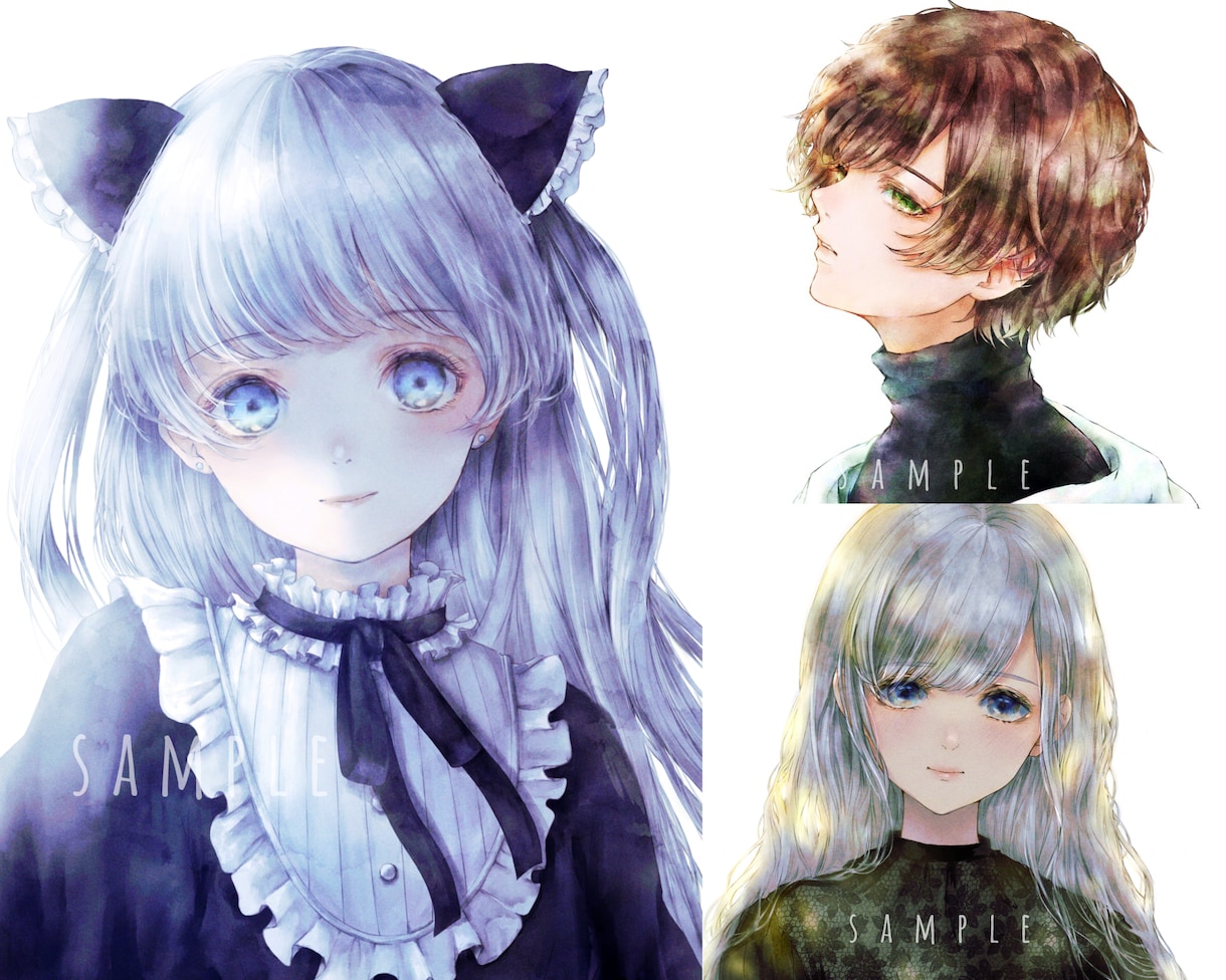 綺麗なSNSアイコン、イラストをお描きします 鮮やかな色彩であなただけのイラストを制作します。 イメージ6