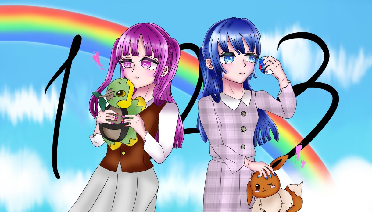 歌ってみたのサムネイルイラスト描きます カバーやオリジナル曲、イラストも本家orオリジナル描きます イメージ4