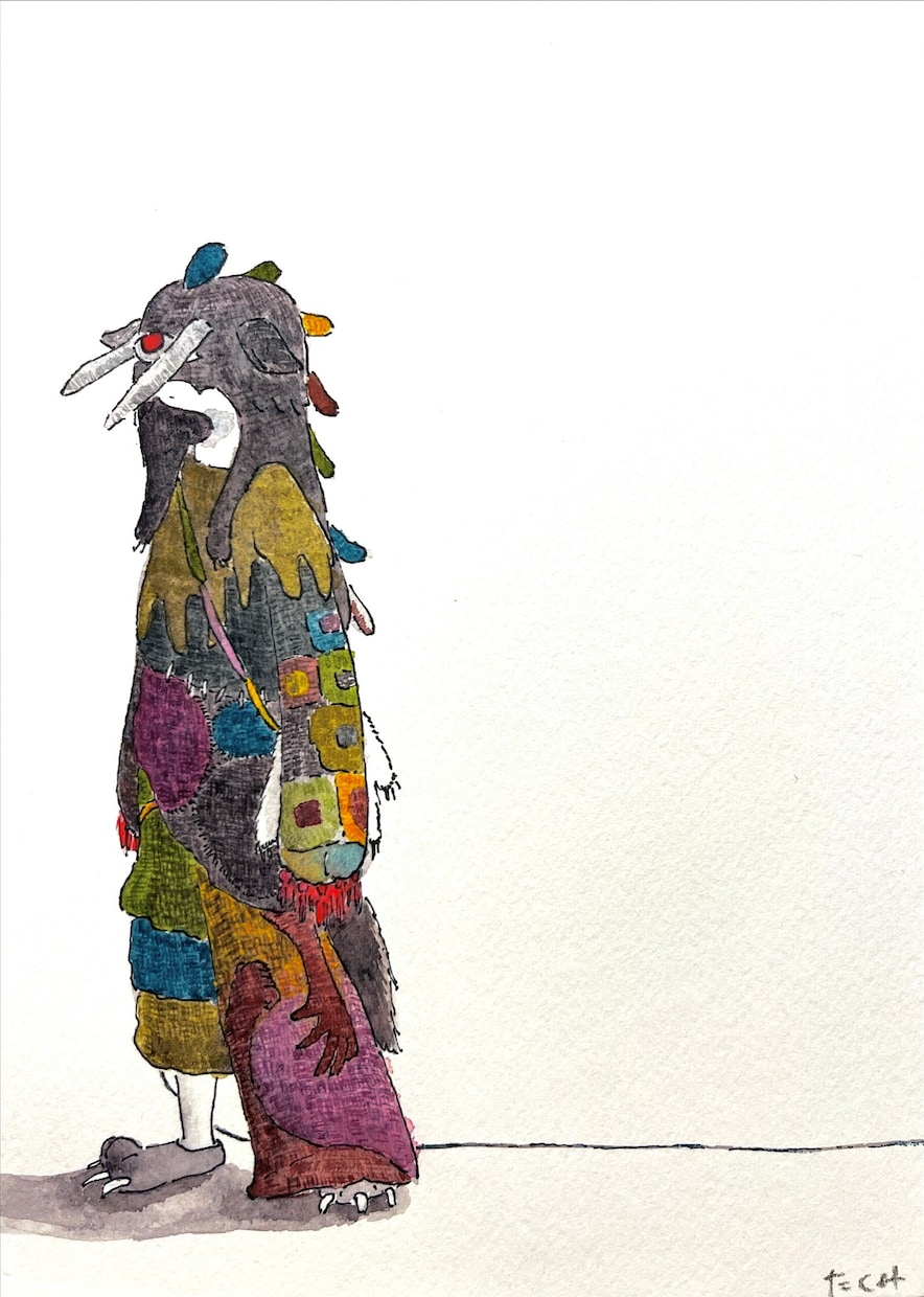 背景なし、シンプルな水彩イラスト描きます 絵本の1ページのような、静かな空気感の水彩イラストを描きます イメージ6