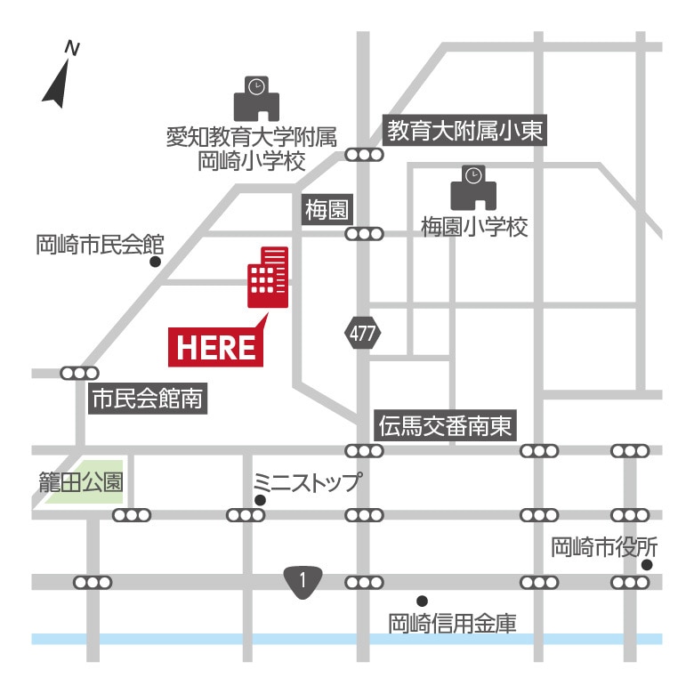 簡易地図を作成いたします 伝わりやすい地図づくりを心がけております イメージ2