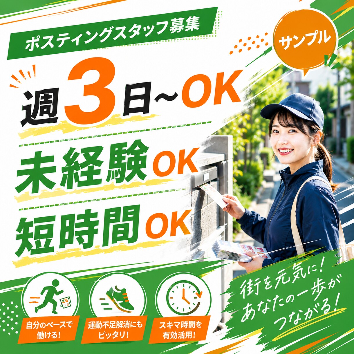 AirWork用の求人画像を3枚作成します 応募につながる求人画像を作ります イメージ9