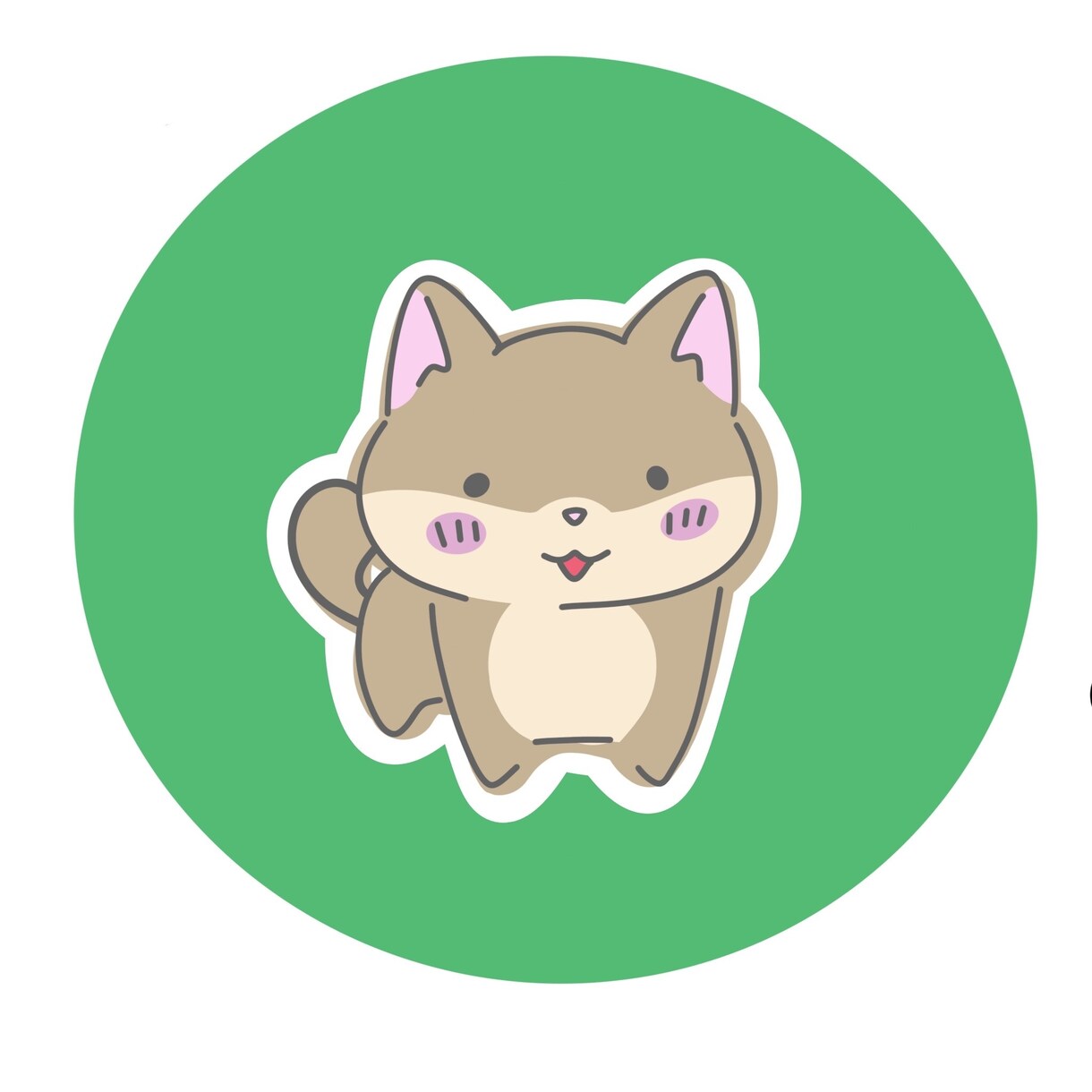 プレゼントやプロフィール画像用に描きます あなたのペットちゃんをゆるキャラ風に可愛くします！ イメージ2