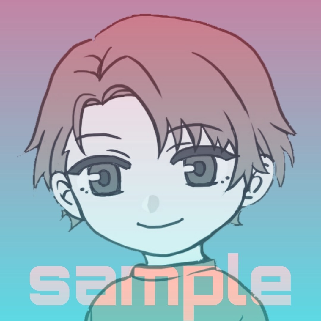 自分だけのアイコンが欲しい貴方！アイコン描きます オンリーワンでいい感じのアイコンイラストが欲しい方向けです！ イメージ6