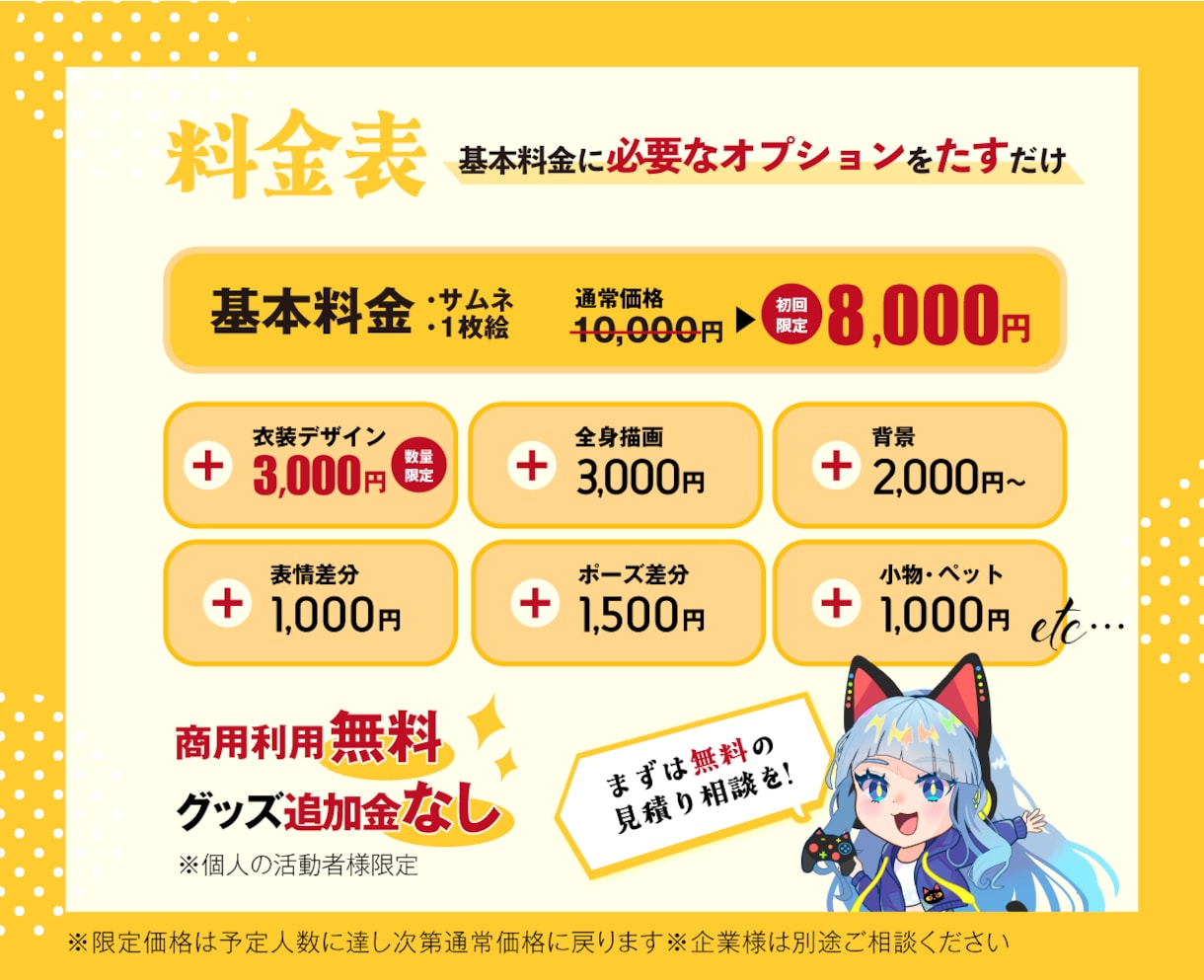 配信・歌みたに！華やかな一枚絵＆サムネ制作します 衣装・構図・配色まるっとお任せ！１級色彩士が提案◾️限定価格 イメージ5