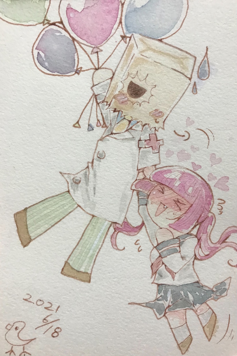 イラスト(夢絵、創作等)描かせて頂きます デフォルメ、等身大、夢絵、立ち絵も可です〇 イメージ9