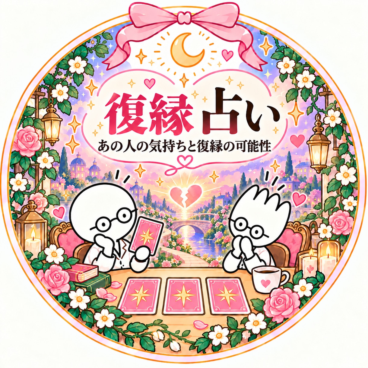 あの人との復縁♡ふたりの未来を徹底鑑定します 関係を取り戻すために、復縁への道を深く読み解きます♡ イメージ1