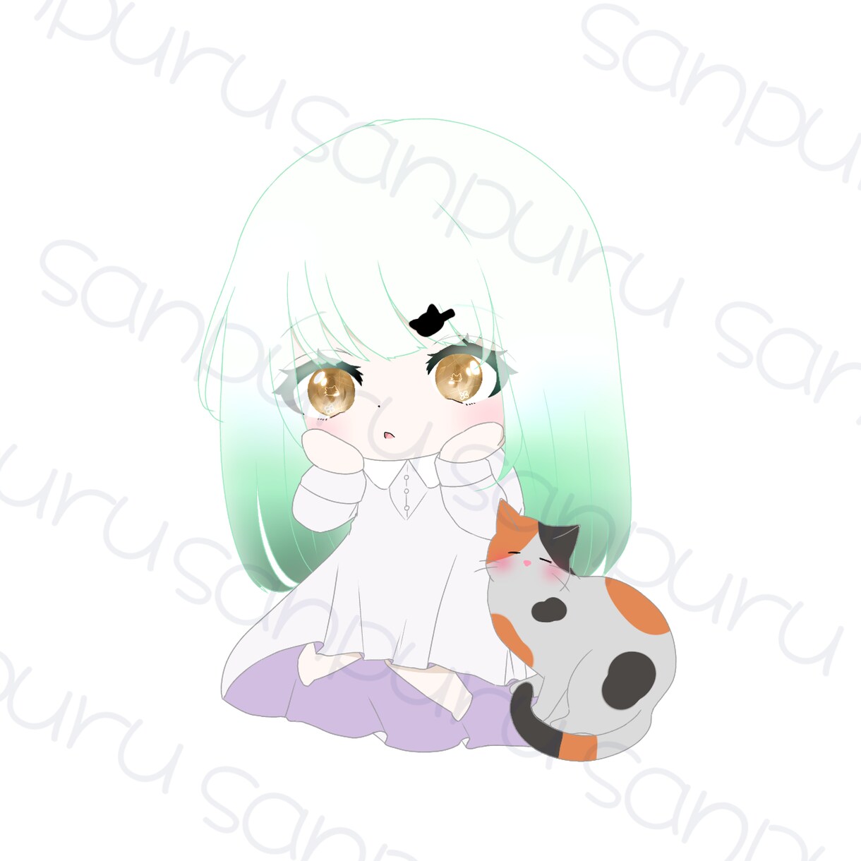 SNS・YouTubeのイラスト受け付けます アイコン・LINEスタンプ・ヘッダー・歌ってみたイラスト イメージ7