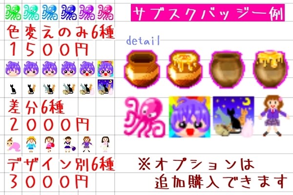 RisaZz様◆YouTube絵文字を制作します デザインの提案、ご要望の聞き取り、細かな修正も対応致します。 イメージ2