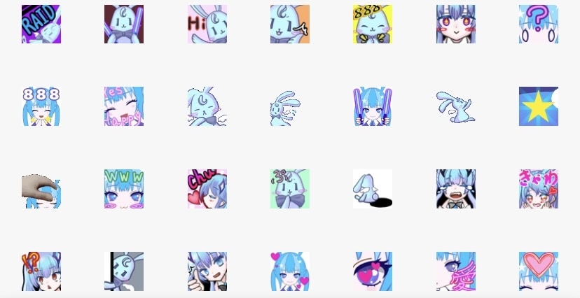 Twitch向けスタンプ制作します 小さな使用サイズでも見やすいパキッとカラー イメージ2