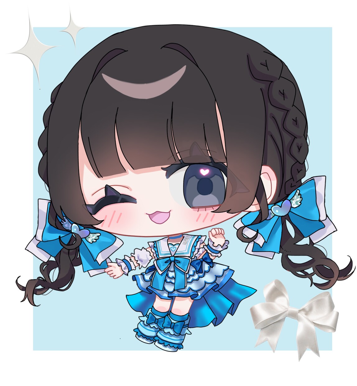 イラスト頑張って描きます 女の子やや得意です。男の子も頑張ったらいけます！ イメージ1
