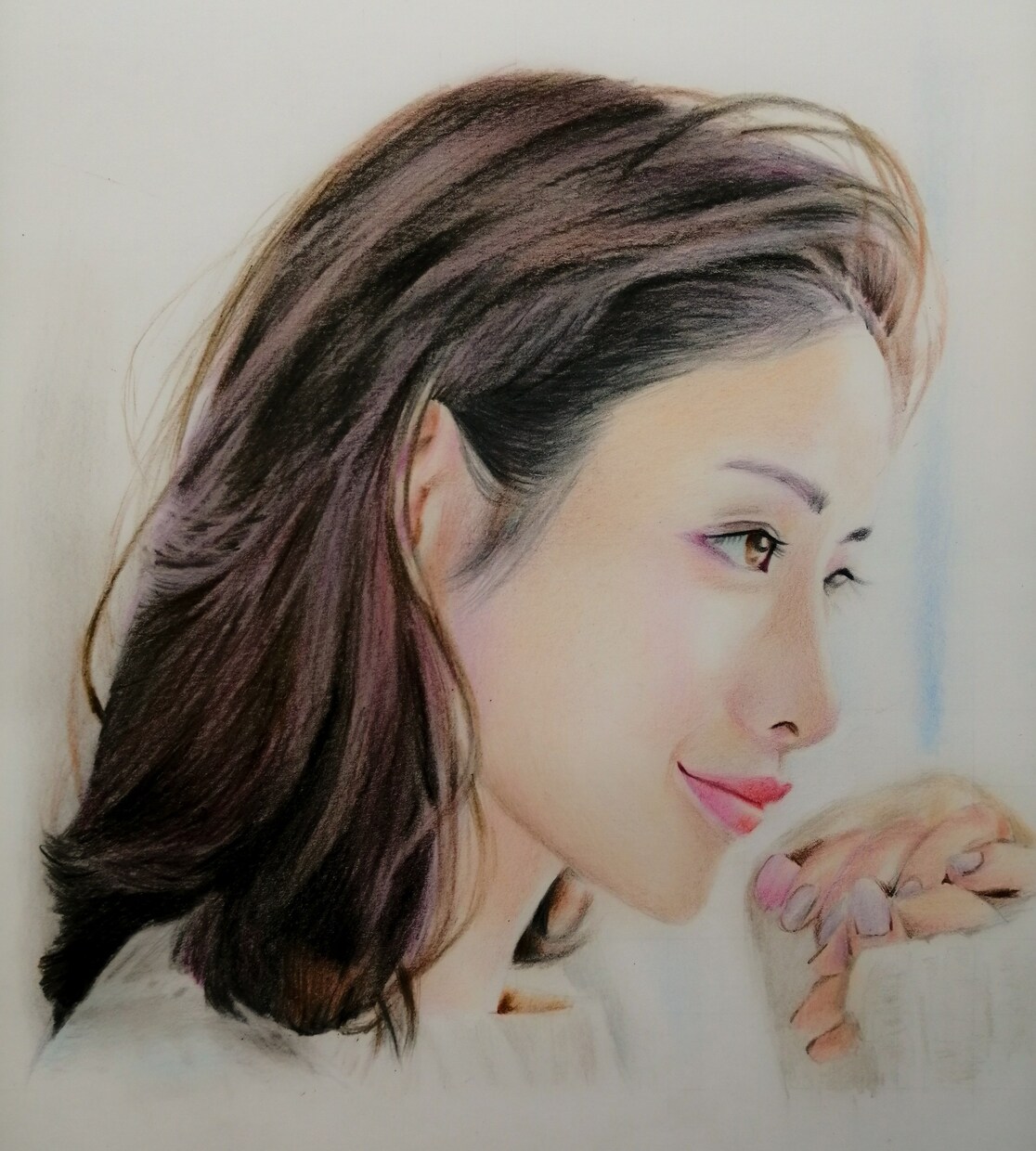 リアル似顔絵を色鉛筆で手描きします ☆原画送付あり☆色鉛筆で温かみのある雰囲気に イメージ7