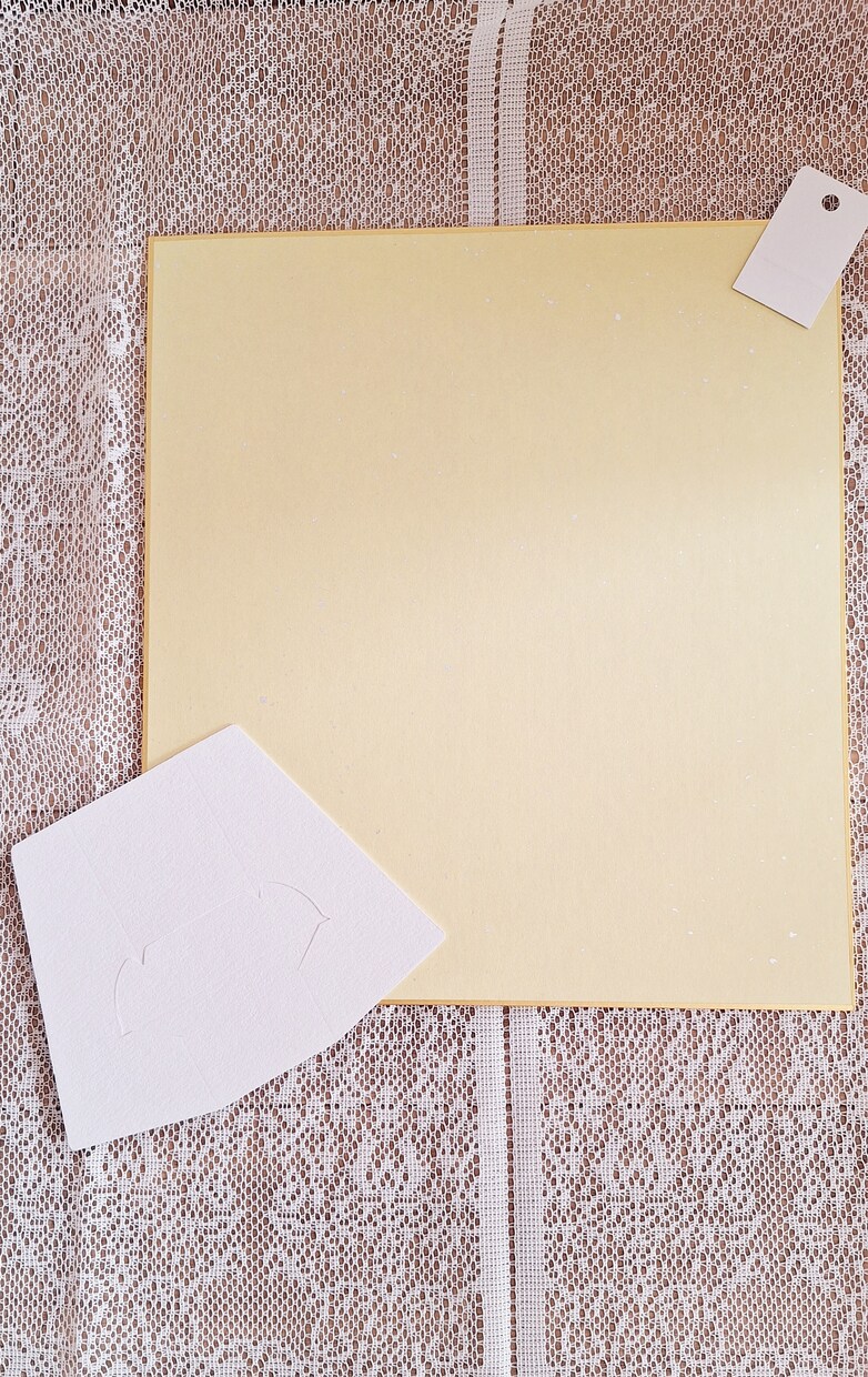 手書き(毛筆)の命名書を作成します カレンダー付き命名書 手書き 色紙サイズ イメージ4