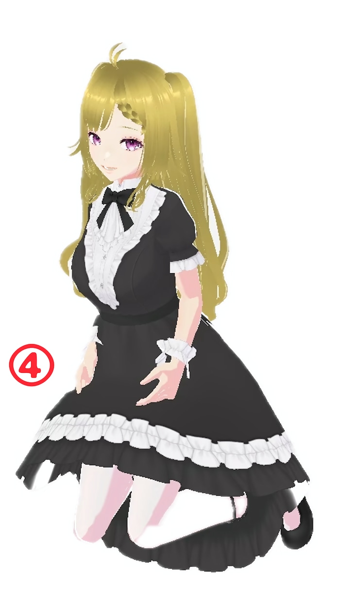 完成品VRoidキャラクター汎用を渡します まずはこのキャラクターでやってみてはദ്ദി ˃ ᵕ ˂ ) イメージ6