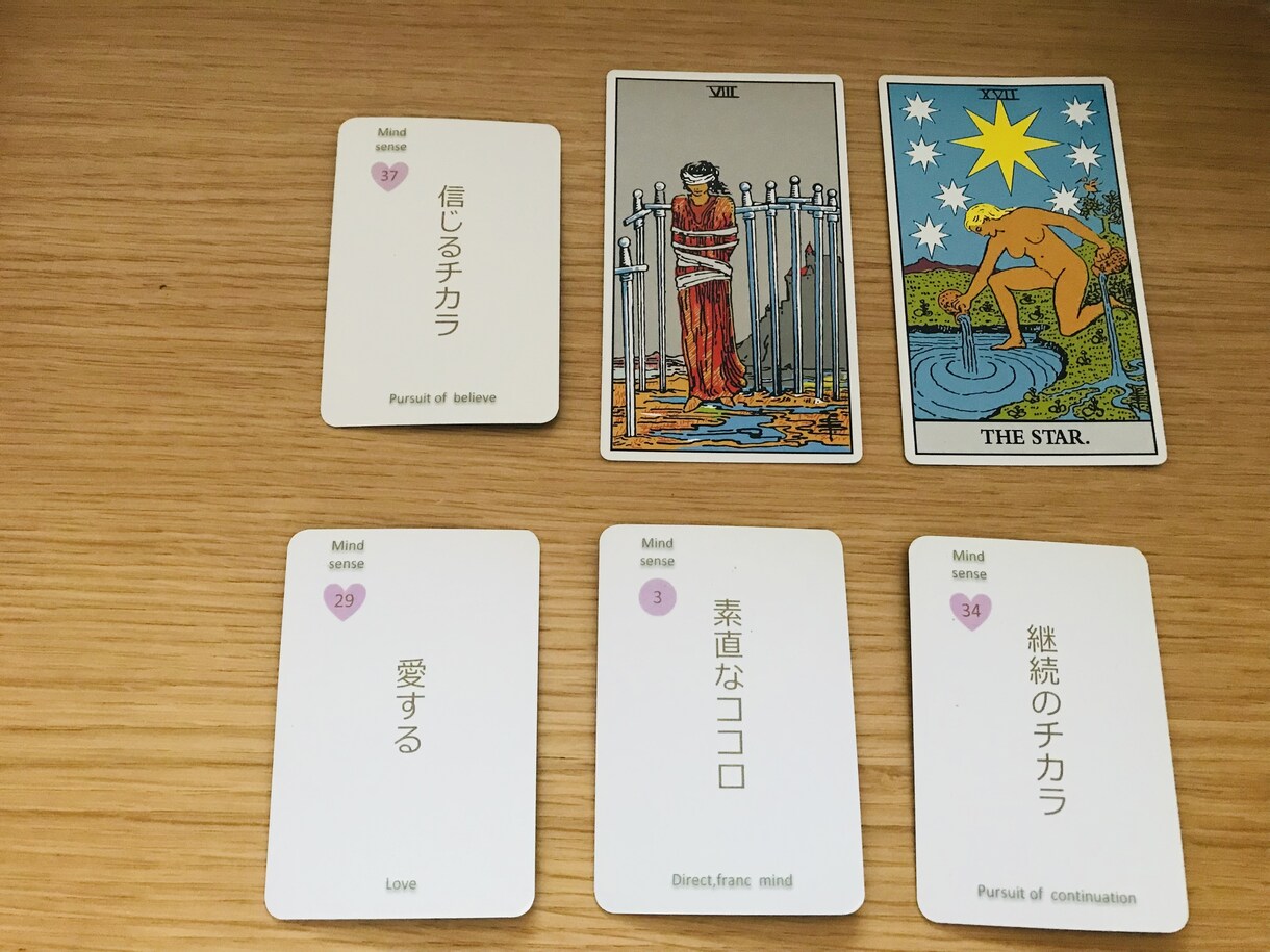 タロット占い今必要なメッセージお伝えします お相手の気持ちが知りたい方、状況好転する方法お伝えします イメージ2