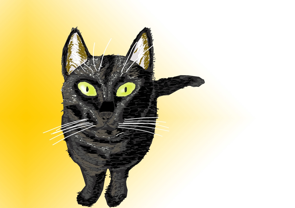 猫の写真を元にイラストを描きます アイコン・表示・プレゼントなど イメージ2