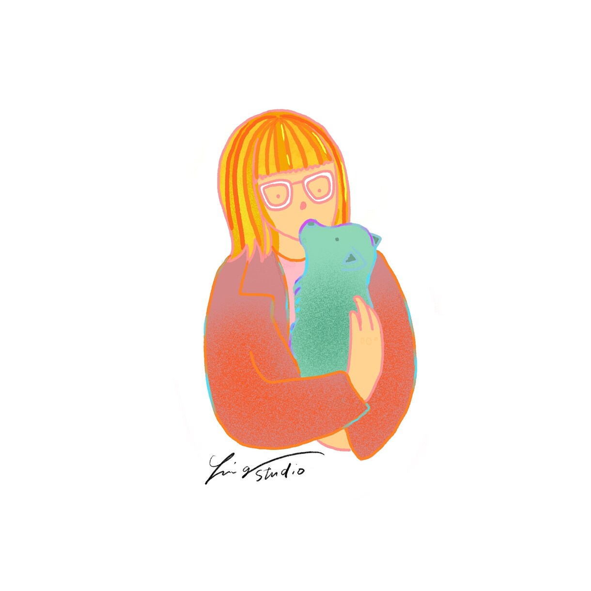 個性的で元気の出る色のイラスト描きます なんだか元気が出るイラスト！描いてます！ イメージ6