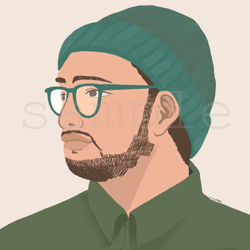 大人っぽく雰囲気ある似顔絵を描きます 暖かな風合いある人物イラストはいかがですか？ イメージ3