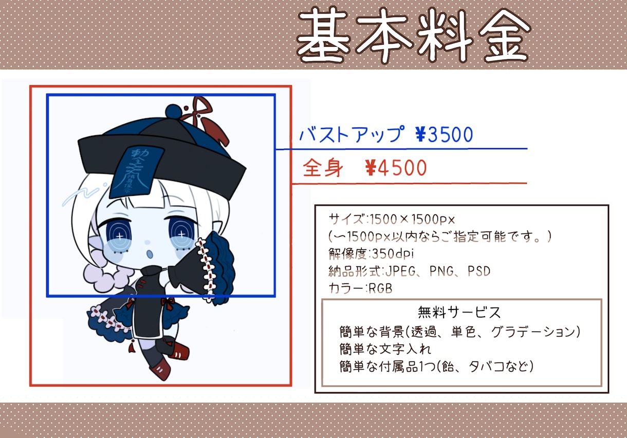 ちまっとかわいい！デフォルメイラスト描きます SNSアイコンやグッズ制作などにどうぞ！ イメージ2