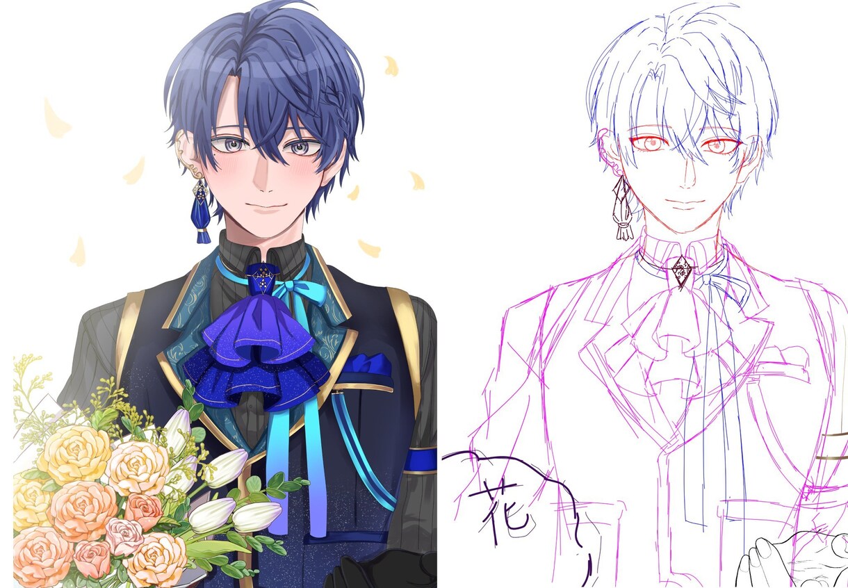 あなただけのオリジナルイラストお描きします アイコン、1枚絵、全身、お描きします イメージ6