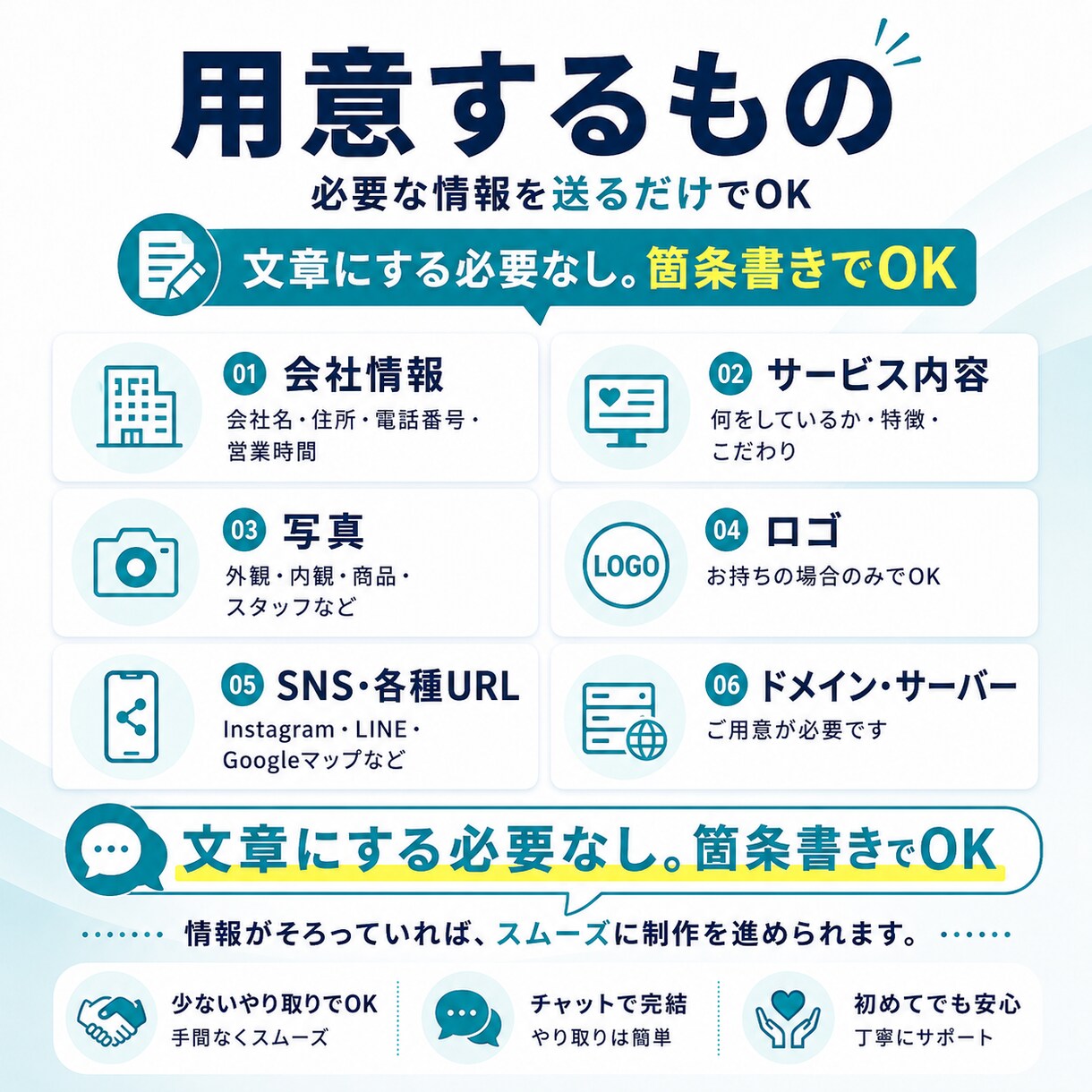 40,000円でホームページ作ります 打ち合わせ最小限。必要な情報を送るだけで制作します イメージ4
