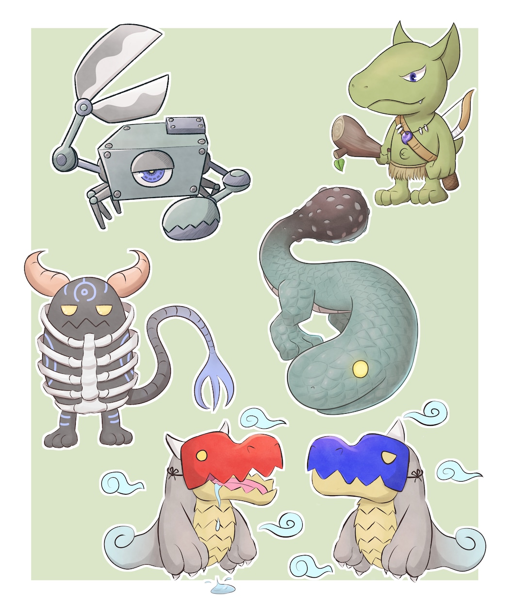 著作権譲渡可！かわいいモンスターのデザインします かわいらしいデフォルメ系モンスターのデザインをしてほしい方へ イメージ5