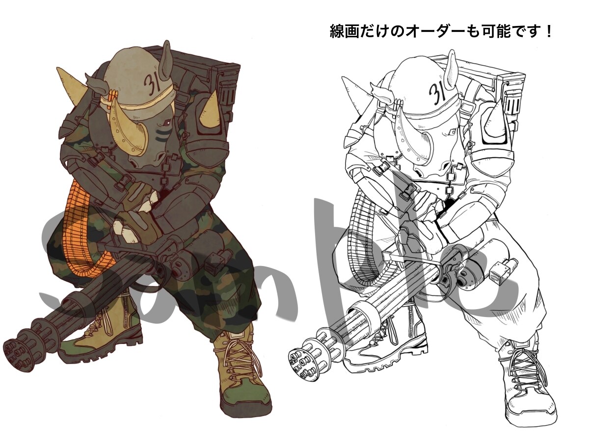 動物や人のキャラクターデザインやイラストを描きます SPF風やちょっと悪い雰囲気のアイコン、キャラクターなど。 イメージ8