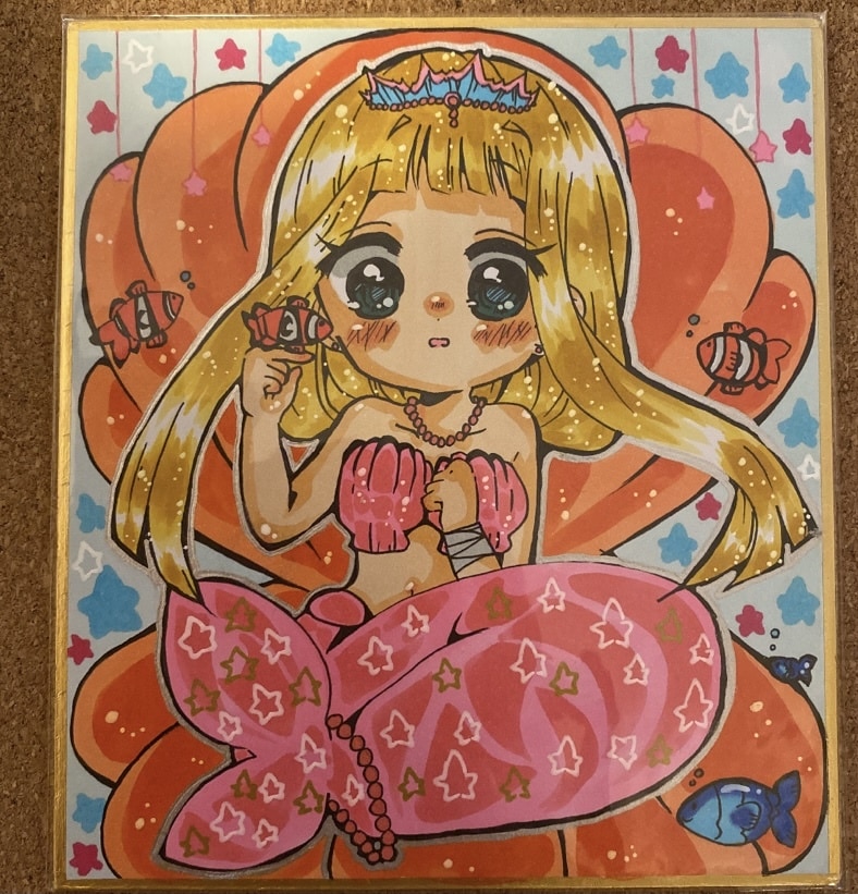 ミニ色紙でイラスト描きます ミニキャラを描きます！オリジナルも版権キャラも可能！ イメージ2