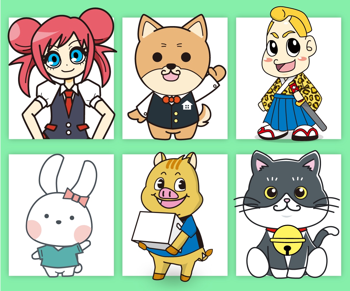 あなただけのオリジナルキャラクターをお作りします あなたの思い通りに！魅力的なキャラクターを作ります イメージ3