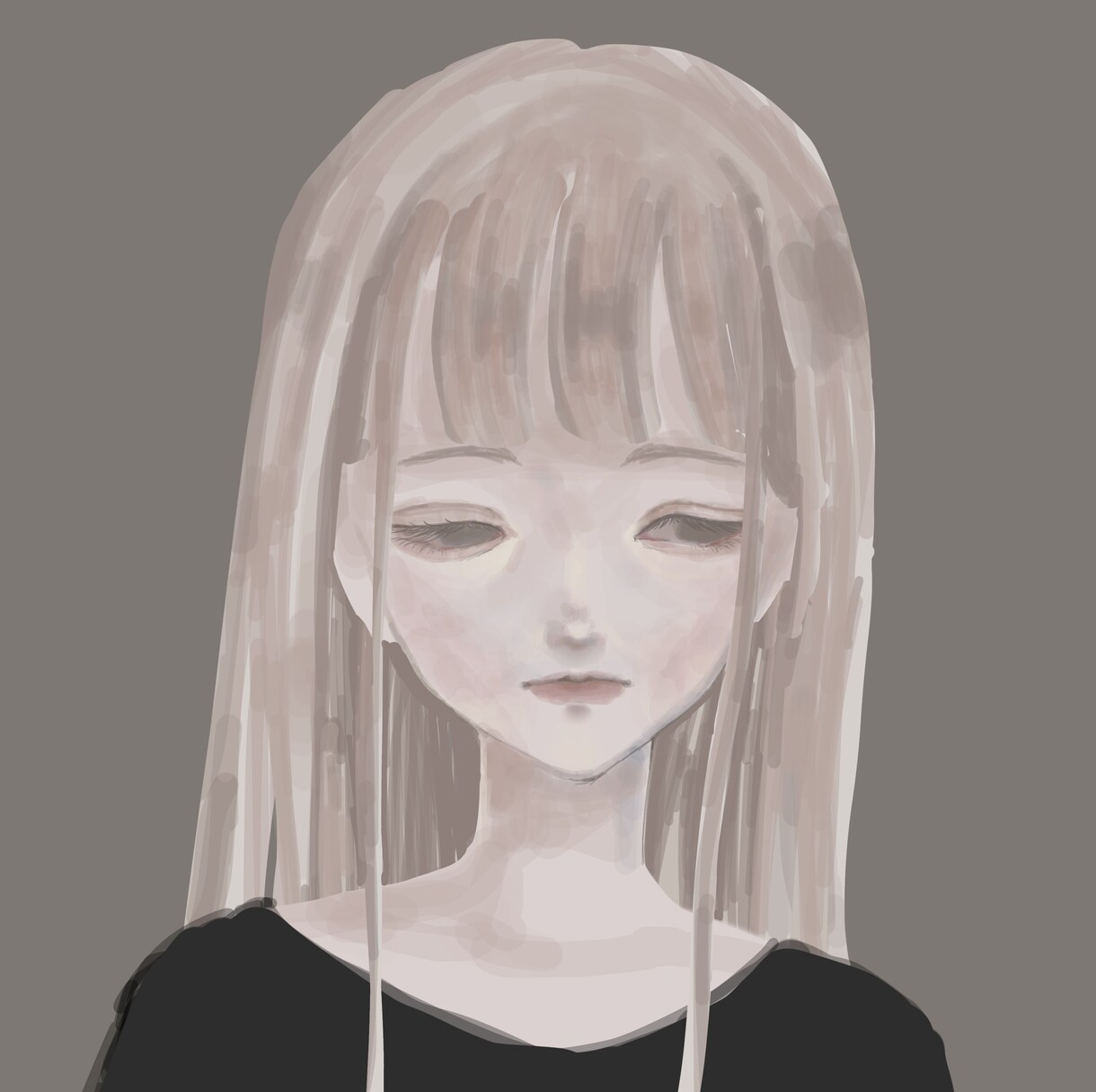 ちょい暗め可愛いアイコンとどけます 綺麗なもの好きなあなたのためだけに高クオリティで描きます❕ イメージ1