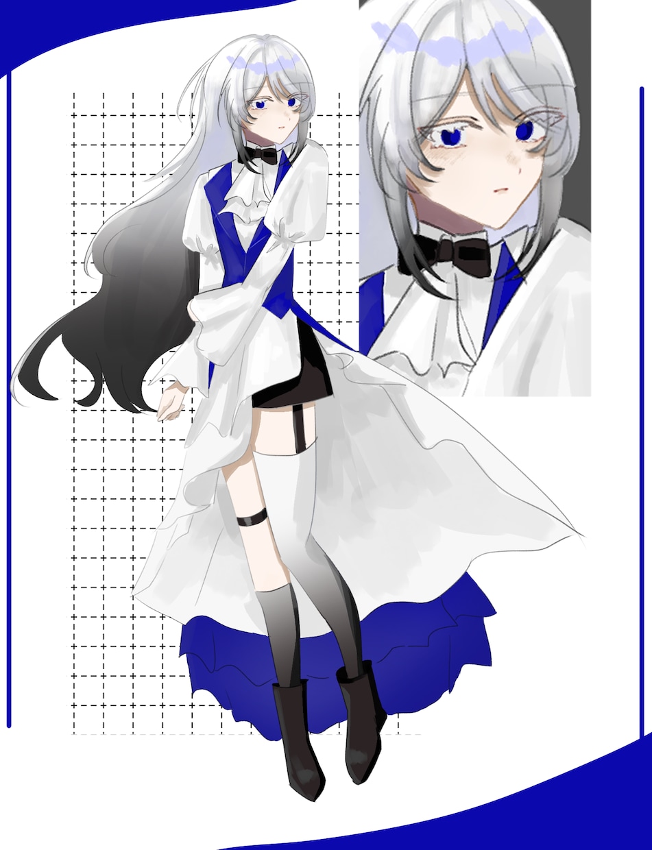 貴方の世界観を大切に絵を描きます 儚げで美しいキャラクターイラストをお求めの方に。 イメージ10