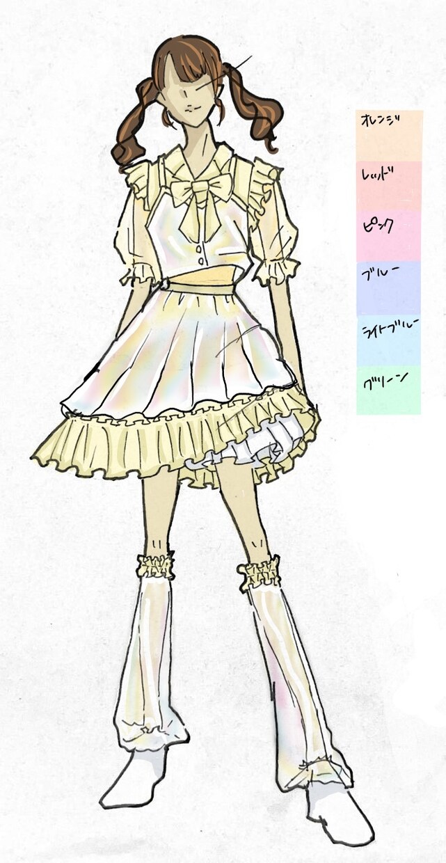 舞台・アイドル・キャラクター向け衣装デザインします 2.5次元舞台やアイドル、Vtuber、の衣装デザインします イメージ3