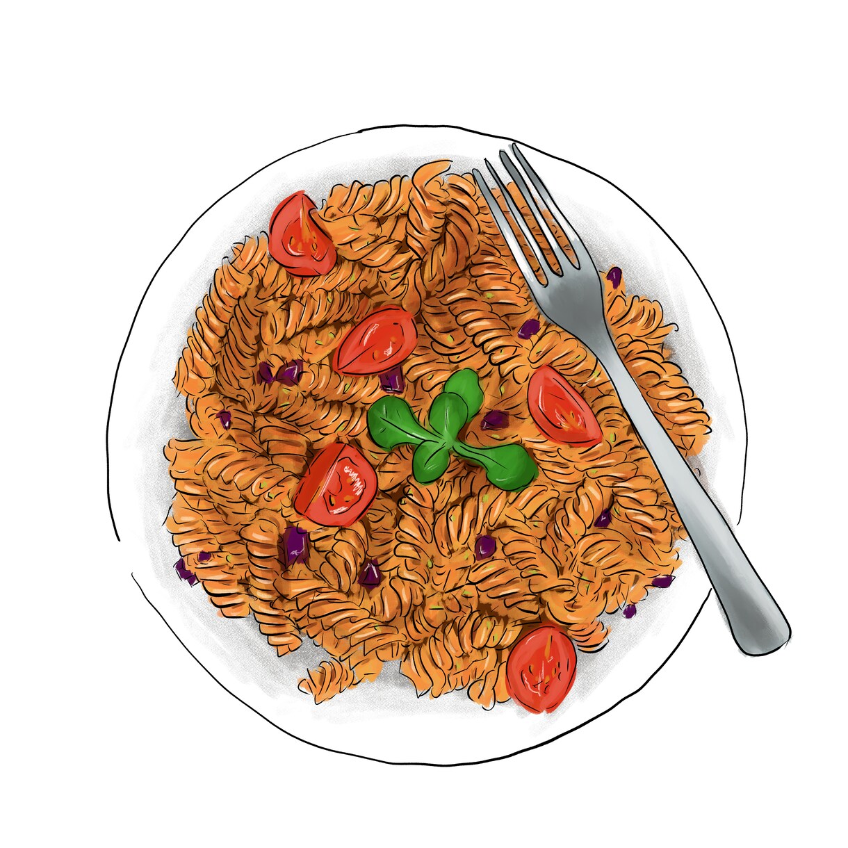 料理、ドリンクなどのイラスト作成します メニュー写真を送るだけで雰囲気のあるイラストを描きます！ イメージ1