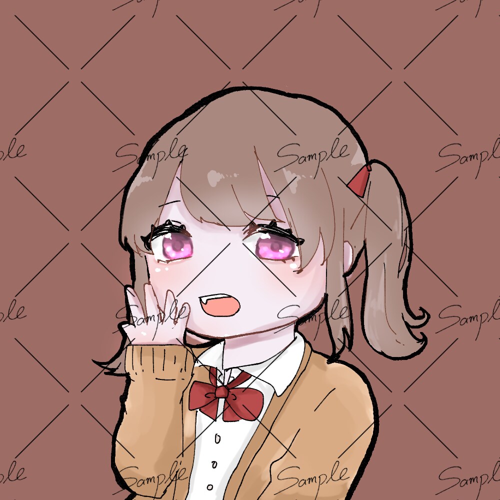 可愛いデフォルメキャラ描きます SNSなどのアイコンにどうぞ♡ イメージ1