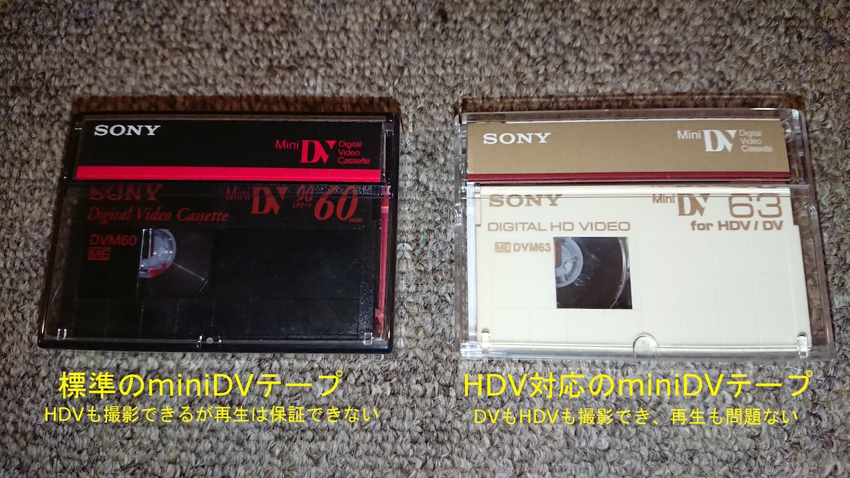 miniDV(HDV)/8mmビデオを変換します 家族の大事な映像記録をまた見れるようにしたい方へ イメージ2