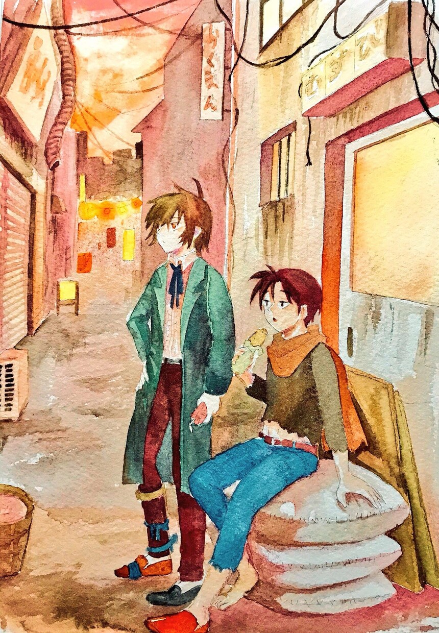 創作イラスト　デジタル、アナログどちらでも描きます ファンタジー、ホラー、GL、BLジャンルは問いません。 イメージ8