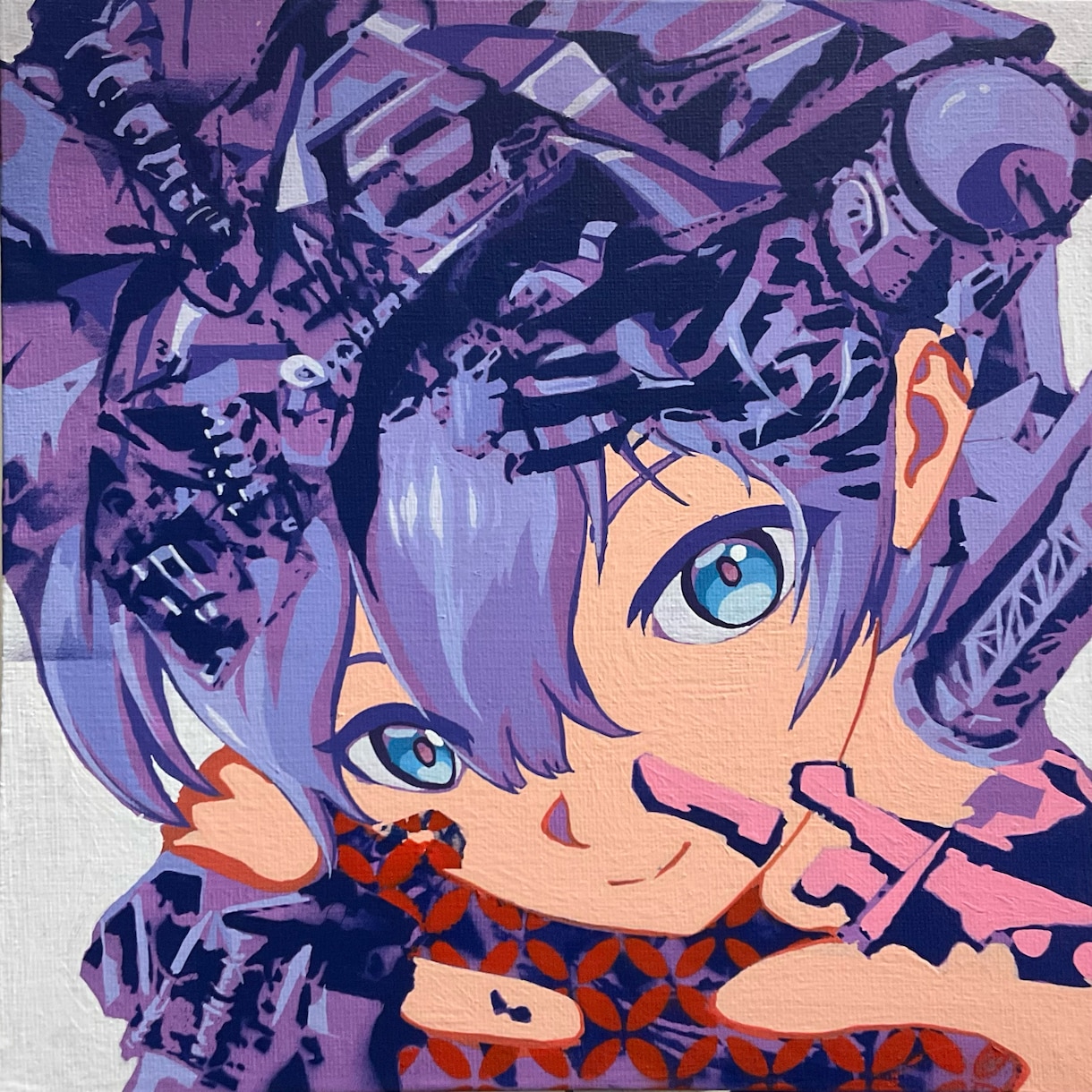 アーティスティックでドライなイラストを作ります クールでアーティスティックなストリートアート風なイラスト イメージ4