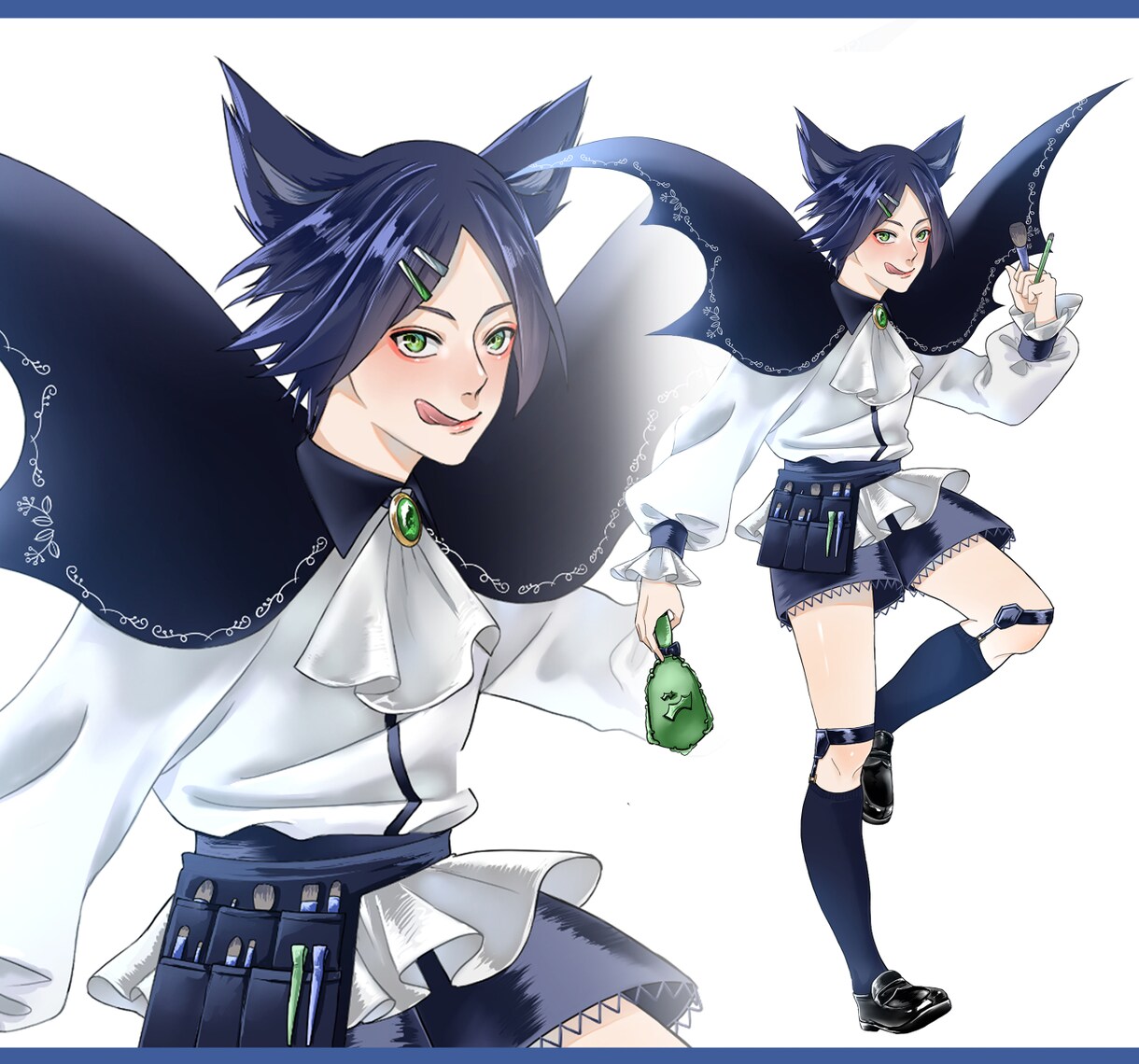 幅広い用途で使用できる立ち絵を制作します 爽やかで生き生きとした表情のイラストを描くことが得意です。 イメージ5