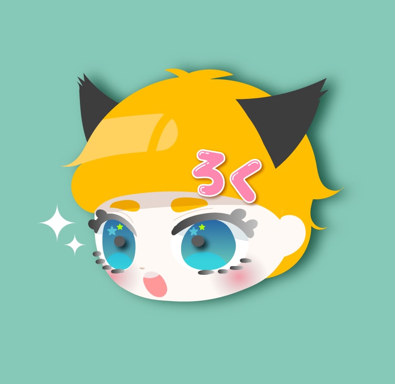 ポップで可愛いアイコン描きます 早期納品可能！ポップなお名前入り★ イメージ1