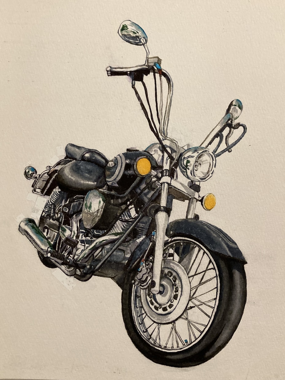 人物やペット、バイク等アナログイラストを作成します 大切な一瞬をアナログイラストで残しませんか イメージ1