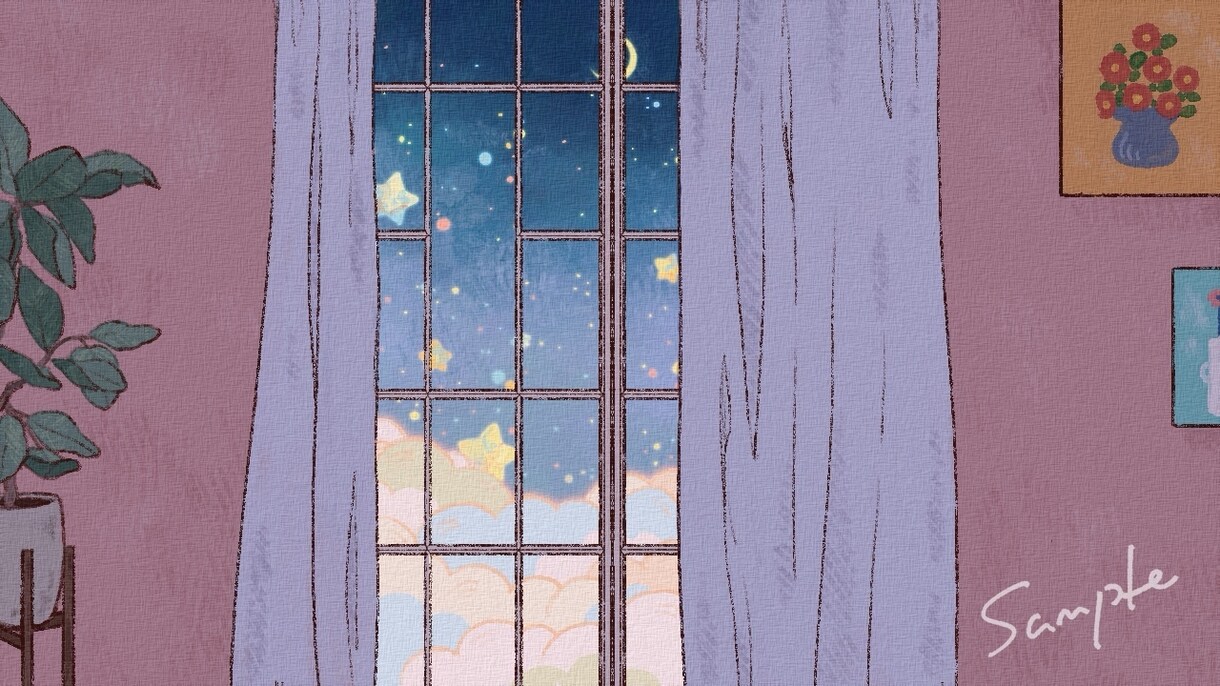 歌ってみたやアイコンに！女の子イラストを制作します 世界観重視のおしゃれなイラスト｜修正2回まで◎ イメージ7