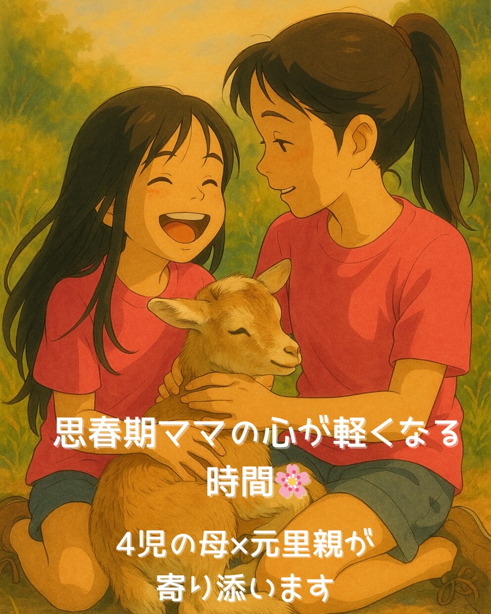 元里親×4児の母があなたの気持ちを受けとめます 【思春期ママ専用】育児のモヤモヤ・親子関係の悩み聞きます イメージ1