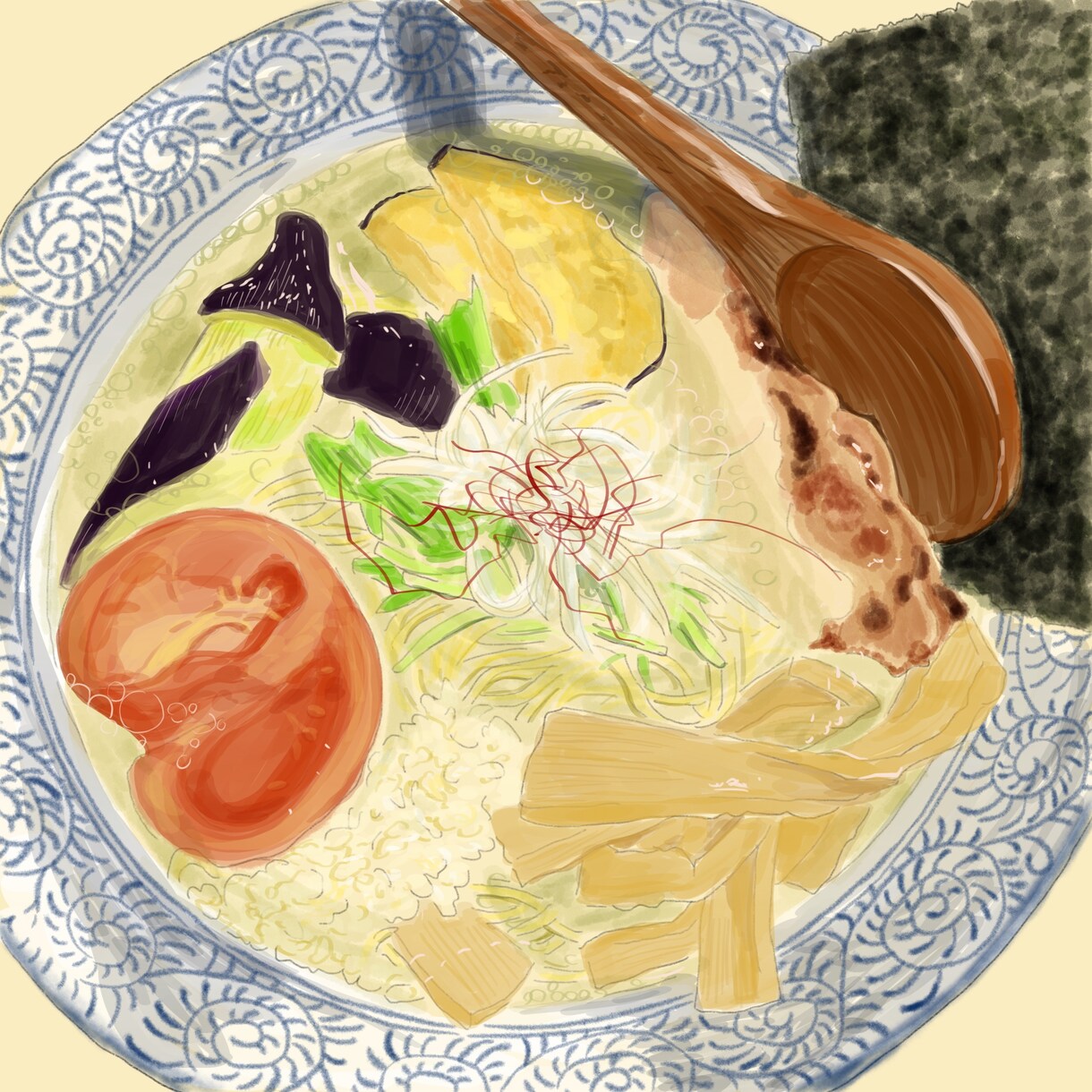 食べ物のイラスト描きます お好きな食べ物や料理を柔らかいテイストで描きます イメージ3