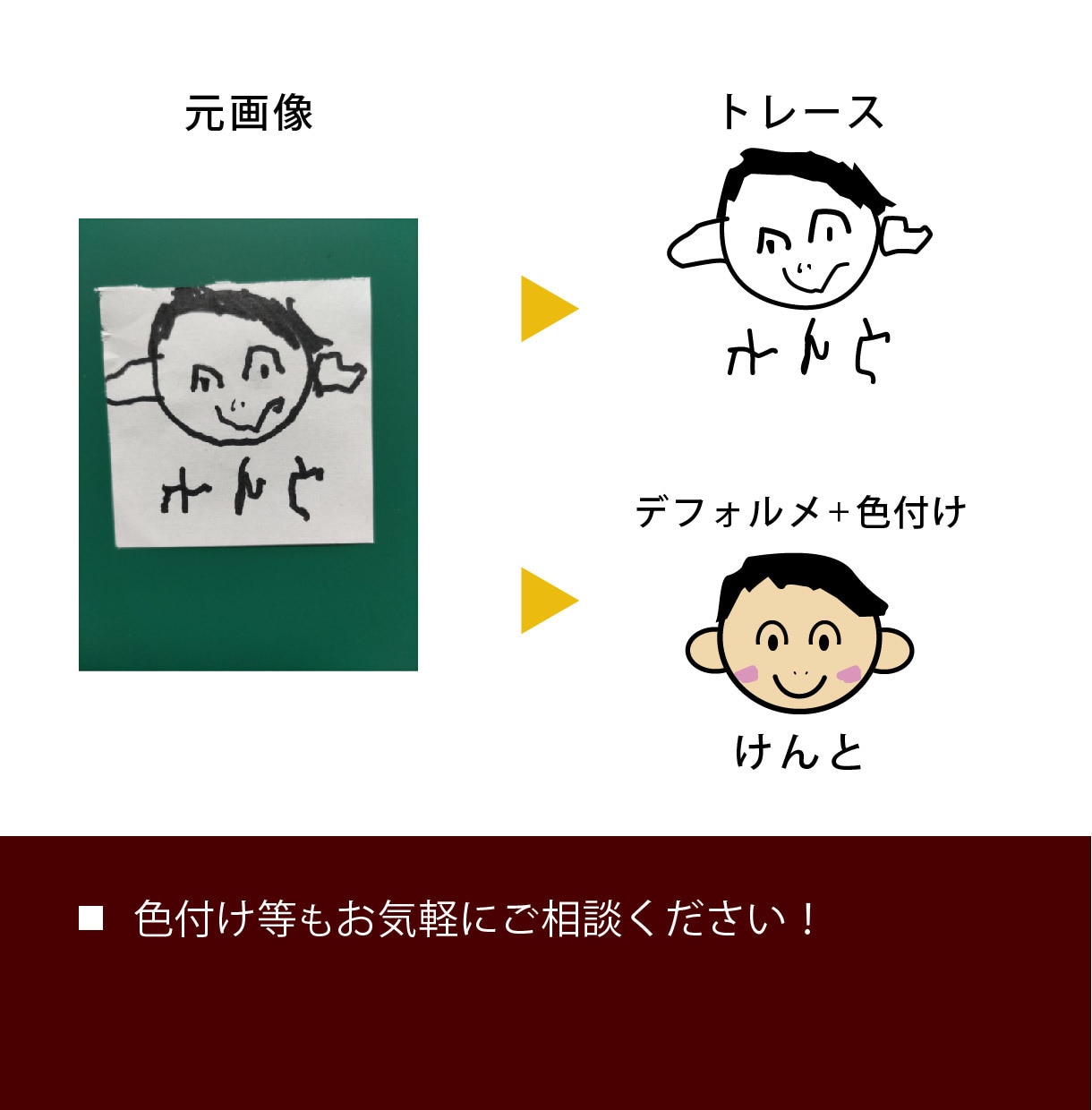 画像からAIデータをお作りします .aiデータで納品！そのまま入稿データにお使いいただけます。 イメージ3